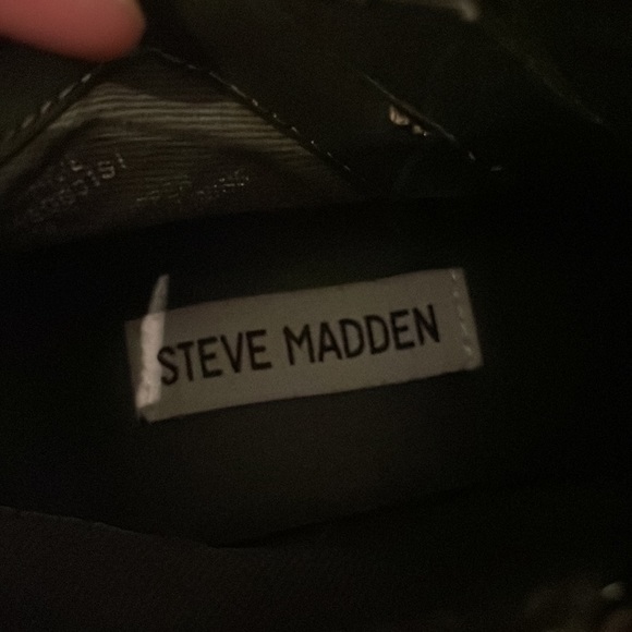 Size 6 Steve Madden wedge sneakers. CAMO. - Picture 6 of 9